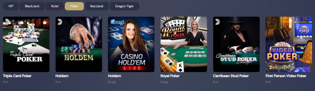 elitcasino poker